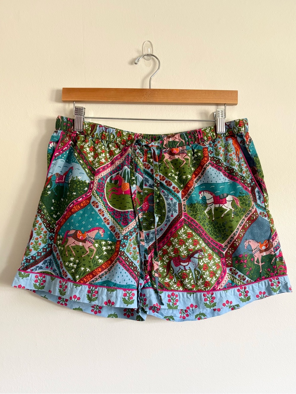 Printfresh Organic Cotton Short PJ Set in High Horse - Picture 9 of 12